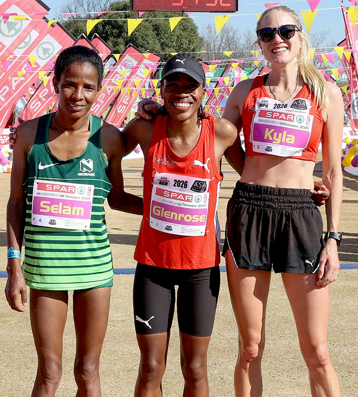 Glenrose Xaba Storms to Tshwane Victory in Course Record Time