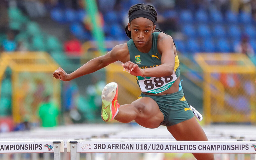 Tumi Ramokgopa claimed silver in the women's 100m hurdles final and won her 400m hurdles semifinal on Day 4 of the World Athletics U20 Championships at Hayward Field in Eugene, Oregon on Saturday, 8 August 2026. File Photo: Cecilia van Bers