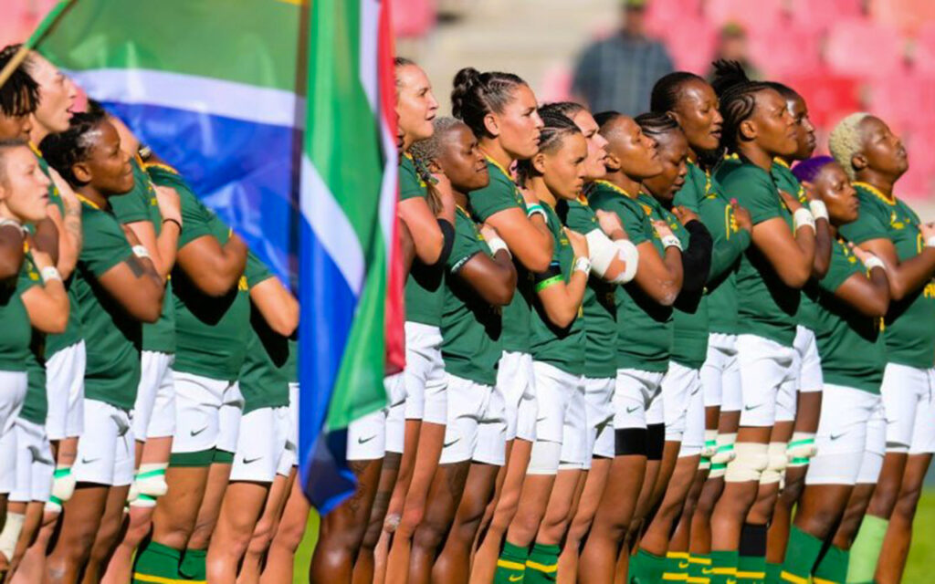 Aseza Hele returned to the Test arena in her 33rd appearance as the Springbok Women opened their historic first tour of Fiji with a commanding 55-12 victory over the Fijiana XV at HFC Bank Stadium in Suva, Fiji on Saturday, 8 August 2026. All Photos: Gallo Images / SA Rugby