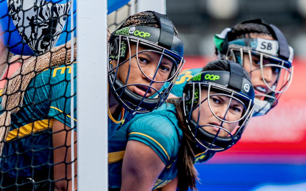 South Africa produced a determined comeback to defeat Chile 3–2, securing their first victory of the 2026 FIH Hockey Women’s World Cup at the Wagener Hockey Stadium in Amstelveen, Netherlands, on Sunday, 23 August 2026. All Photos: FIH / World Sports Pics