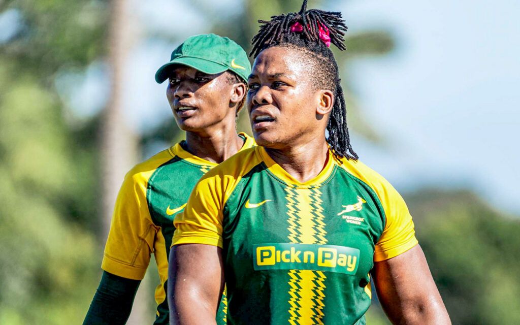 Springbok Women captain Babalwa Latsha will lead her side into a historic first home Test against the Black Ferns at FNB Stadium in Johannesburg on Saturday, 5 September 2026. Photo: SA Rugby / Gallo Images