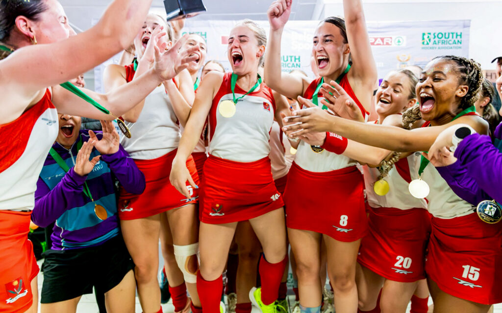 North West B celebrated a perfect campaign as SA Hockey IPT B Section women's champions after beating SACD 4-0 in a storm-interrupted final at The Hockey Farm in eMalahleni on Friday, 4 September 2026. All Photos: ACK Sports Photography