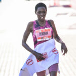 Kenya's Deborah Chemutai won the women's elite race at the Absa Run Your City Joburg 10K in 32:50 to claim her first Absa Run Your City Series title, leading compatriots Mercy Jelimo and Esther Borura in a Kenyan podium sweep while Karabo Mailula finished as the first South African home in sixth place, at Mary Fitzgerald Square in Johannesburg on Thursday, 24 September 2026. Photo: Deon van der Merwe