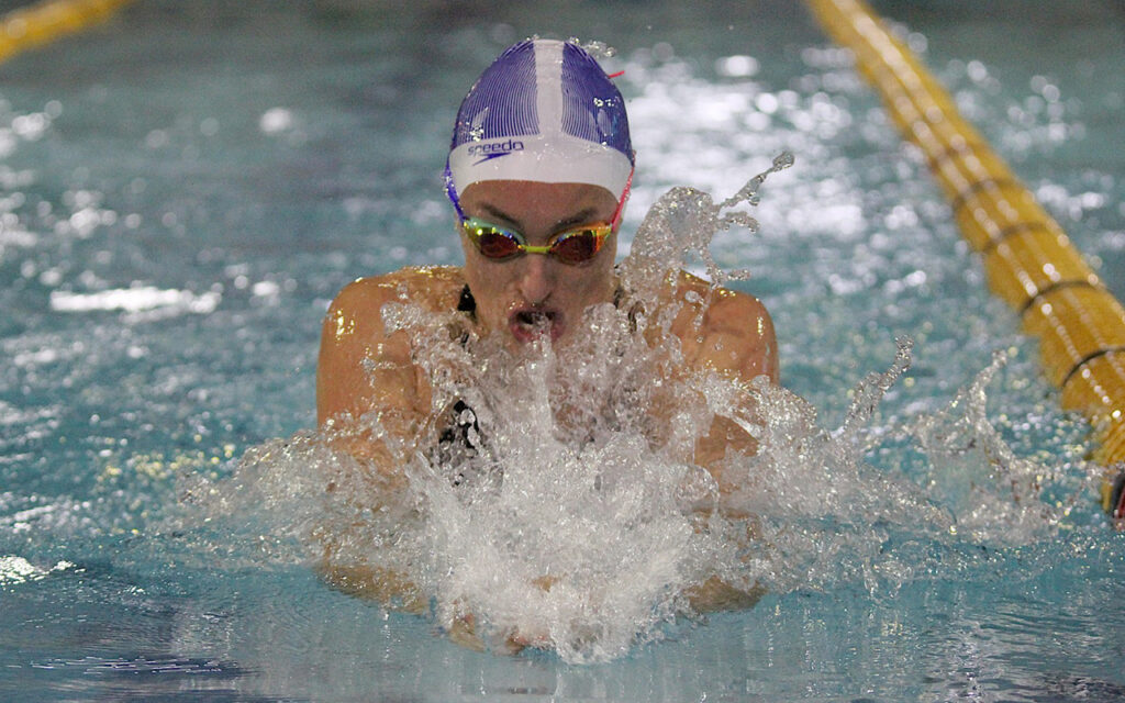 Olympic champion Tatjana Smith claimed her second national title of the SA Short Course Championships, winning the 100m breaststroke in 1:04.00, just 0.11 of a second off her own national record and well inside the qualifying mark for the World Short Course Championships in Beijing, China, at the GC Jolliffe Swimming Pool in Pietermaritzburg on Friday, 25 September 2026. All Photos: Captured by Col
