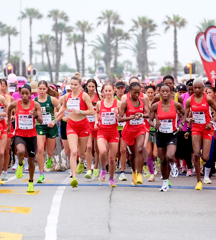 Thousands of women took to the newly designed course, turning the Spar Women's Challenge into a powerful stand against GBV.