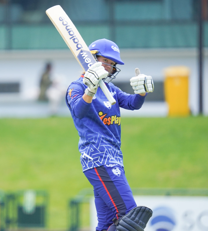 Faye Tunnicliffe struck 171 off 131 balls as the YesPlay Western Province Cobras beat the Garden Route Badgers by 65 runs.