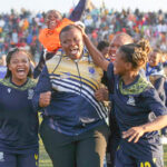 Thinasonke Mbuli, part of the technical team behind Banyana Banyana's 2022 WAFCON title and head coach of University of the Western Cape Ladies, joins five of her young UWC players in the national camp as assistant to Desiree Ellis for the 2028 Olympic qualifiers, at the Free State Stadium in Bloemfontein on Friday, 9 October 2026. All Photos: SAFA