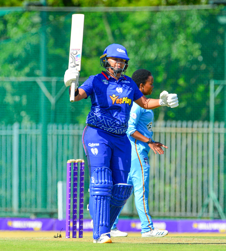 Left-handed opener Lara Goodall struck an unbeaten 58 as the YesPlay Cobras chased down 136 to end the Fidelity Titans’ perfect start in Tshwane.