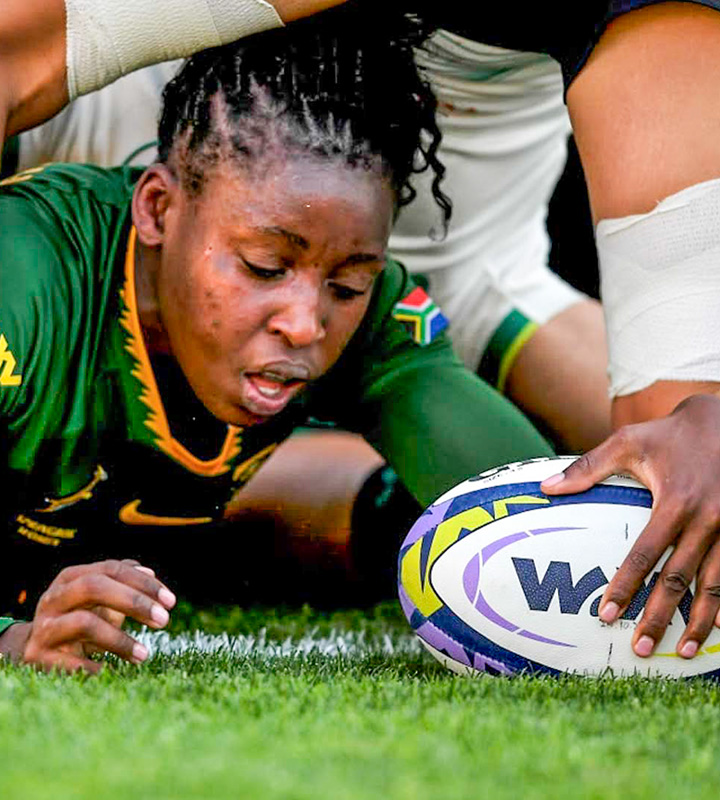 Hope returned for the Springbok Women when Lerato Makua crashed over against Ireland with 12 minutes left, with Ireland’s Eve Higgins in the sin-bin.